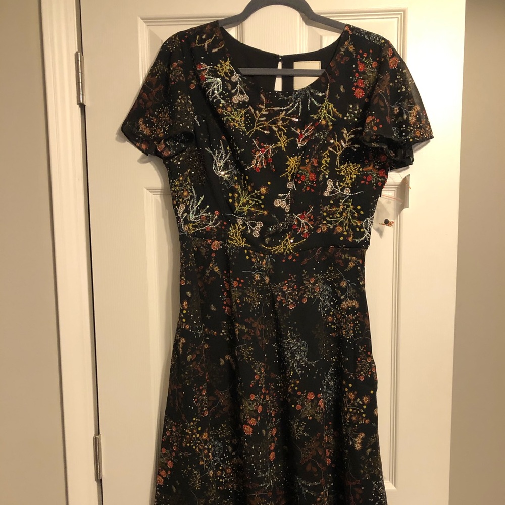 Modcloth beaded floral dress - Picture 4 of 5